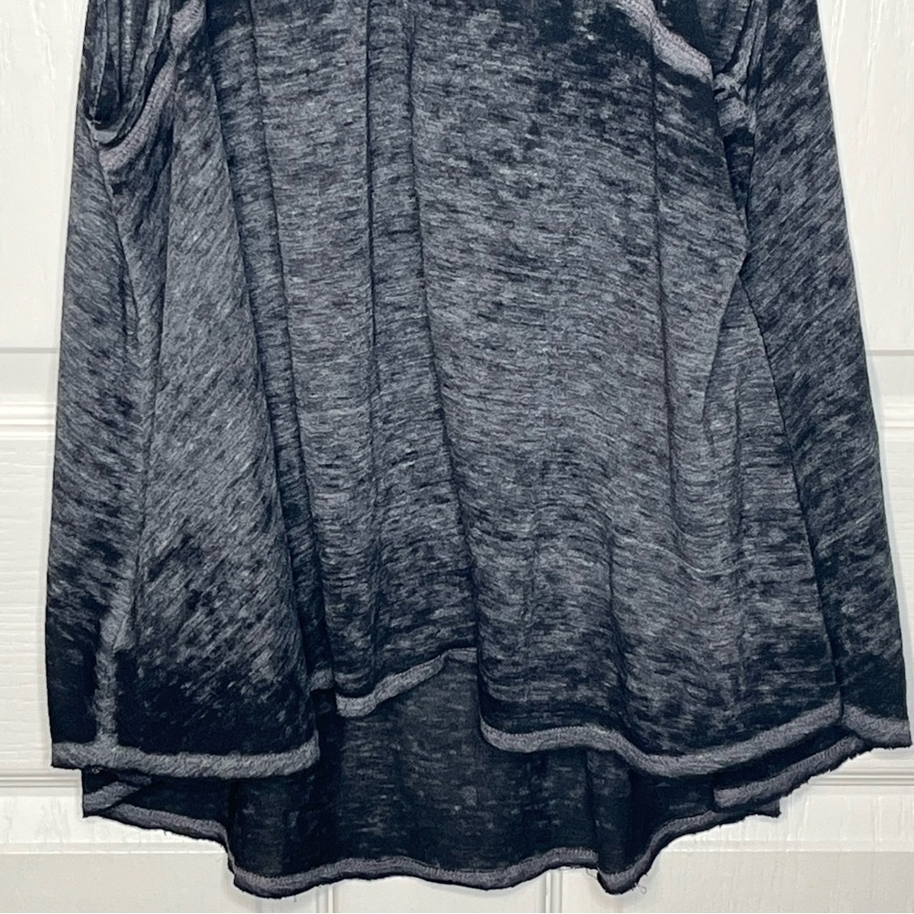 Free People Black Burnout Tank Top Sz L We The Free - Picture 8 of 10